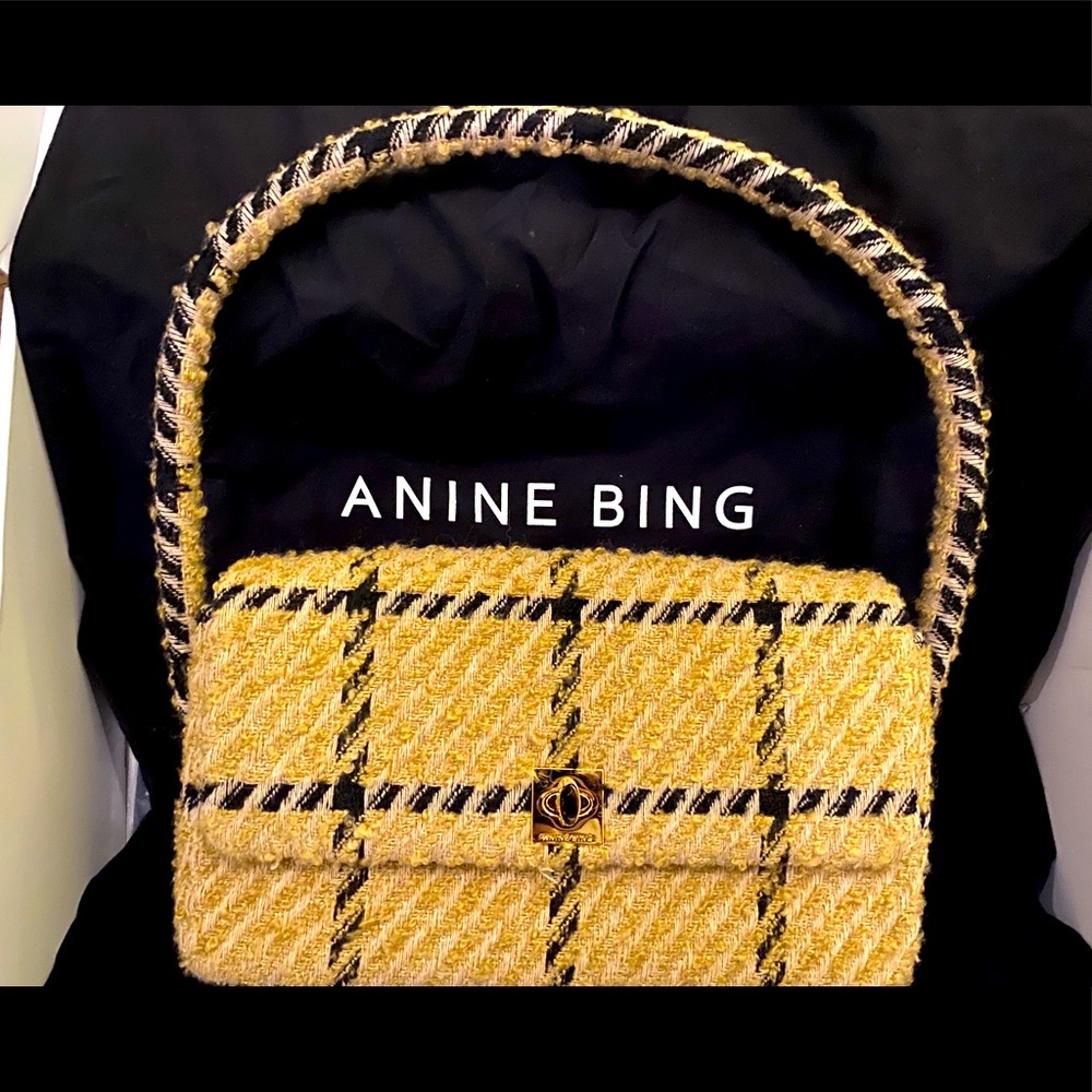 BNWT Anine Bing Tweed Nico Bag